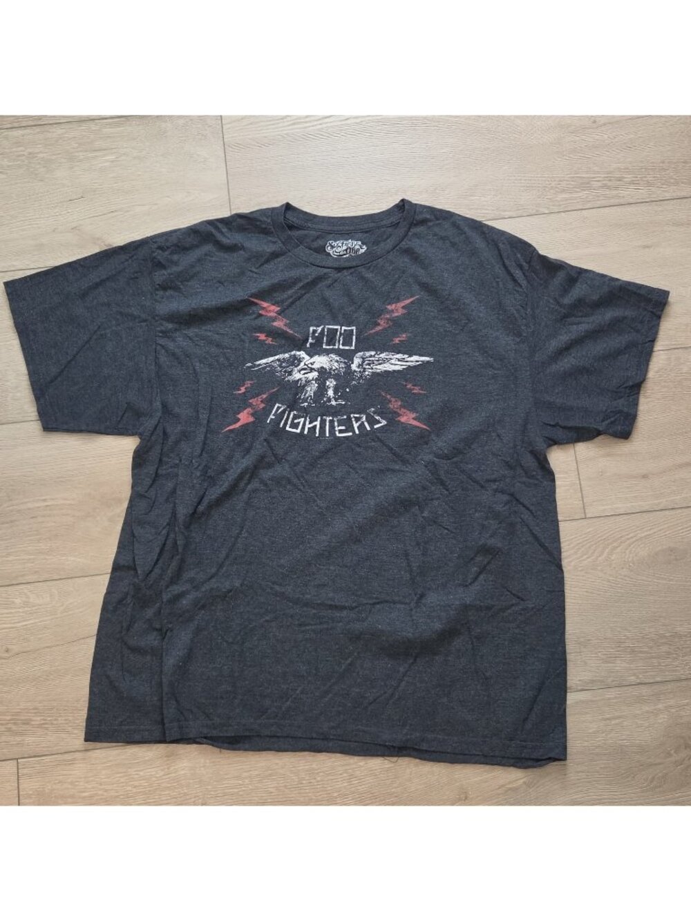 Foo Fighter Six Fifty One Logo Dark Gray Band T Shirt Mens XXL 2XL